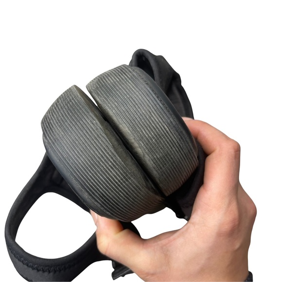 Dr. Martens Airwair Black Fabric/Leather Platform Sandals Unisex 9M/10WPre-Owned - Picture 8 of 12